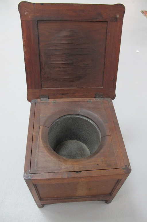 289: Flatback Antique Potty Chair - 289: Flatback Antique Potty Chair