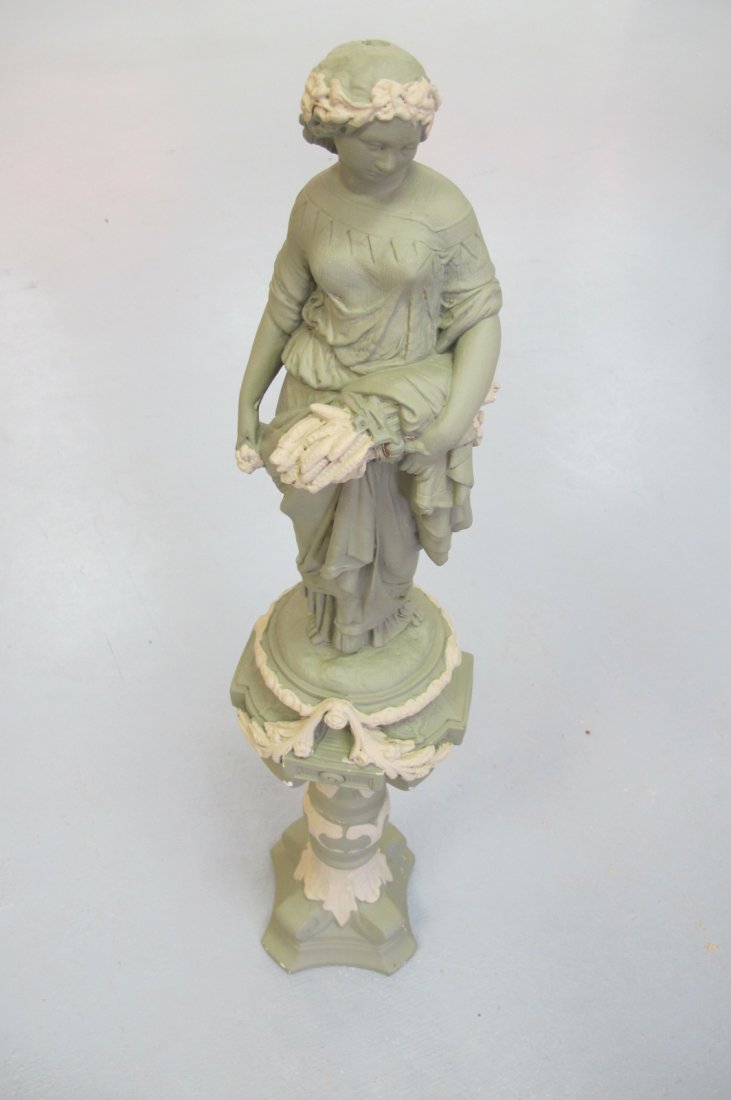 Porcelain Figurine With Stand: Porcelain Figurine With Stand