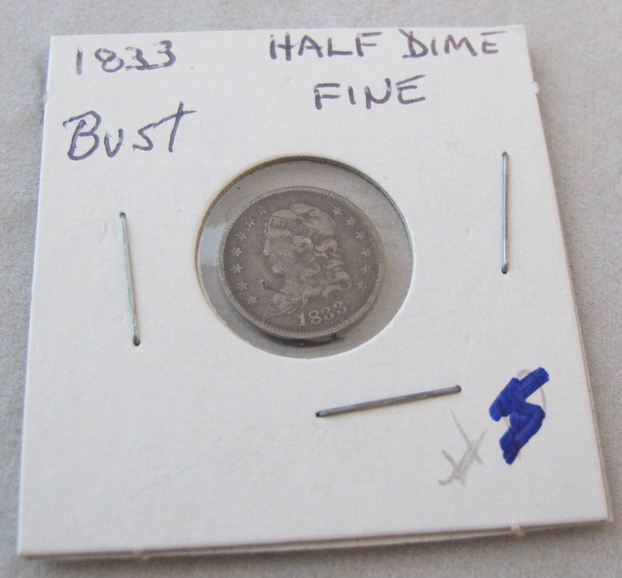 1833 Bust Half Dime: 1833 Bust Half Dime