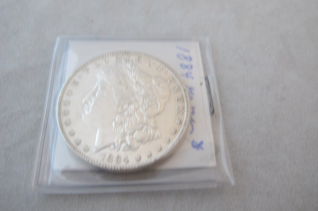 1884 Morgan Silver Dollar: 1884 Morgan Silver Dollar
