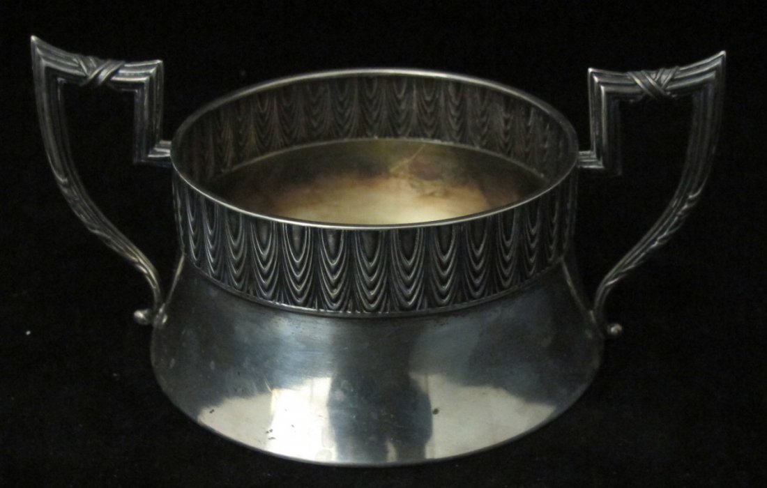19th Century Russian Sterling Silver Spittoon, 9oz.: 19th Century Russian Sterling Silver Spittoon, 9oz.