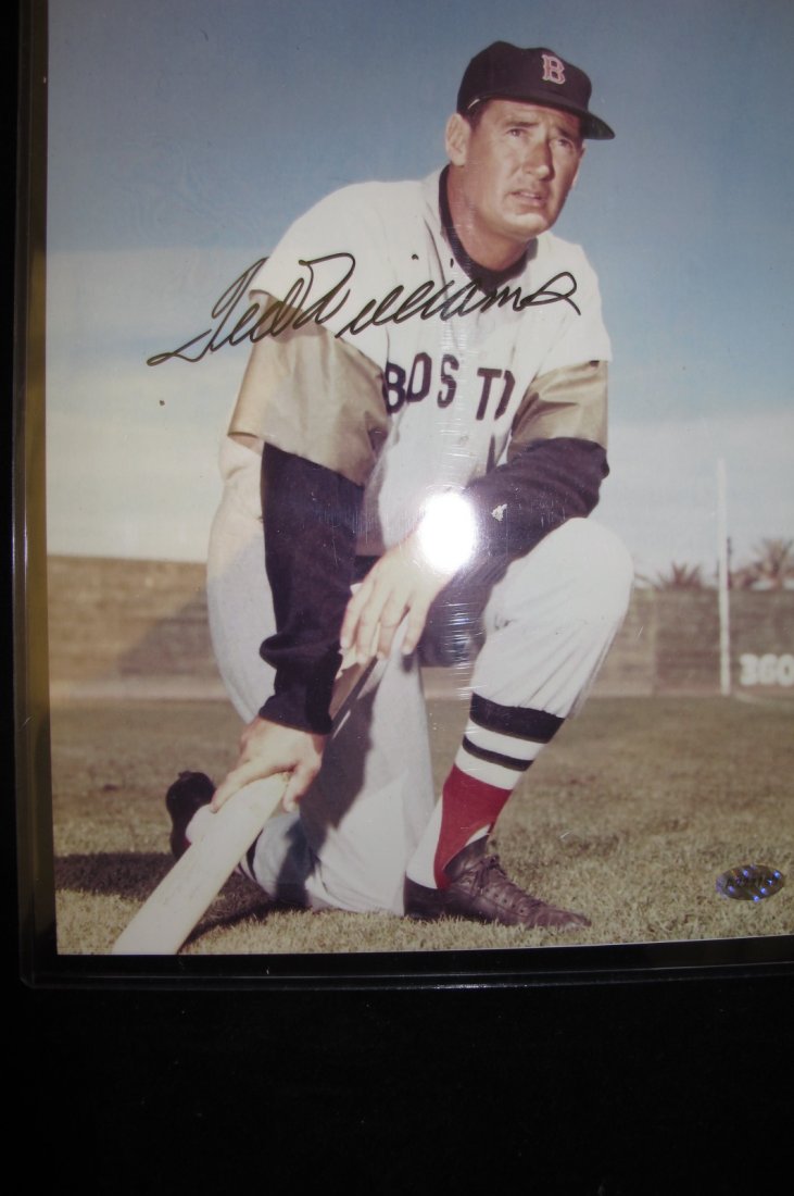 Ted Williams Autographed Photo, 8x10, COA: Ted Williams Autographed Photo, 8x10, COA