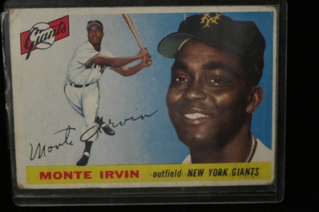 Monte Irvin 1954 Topps Baseball Card: Monte Irvin 1954 Topps Baseball Card