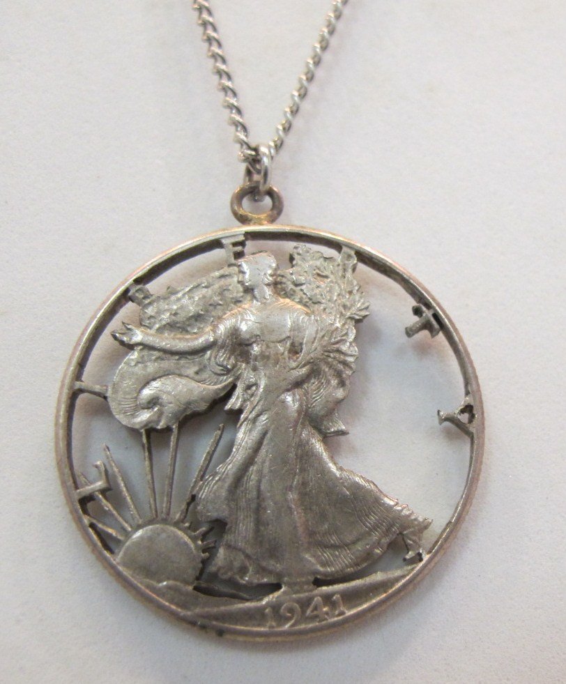 Silver Coin Necklace: Silver Coin Necklace