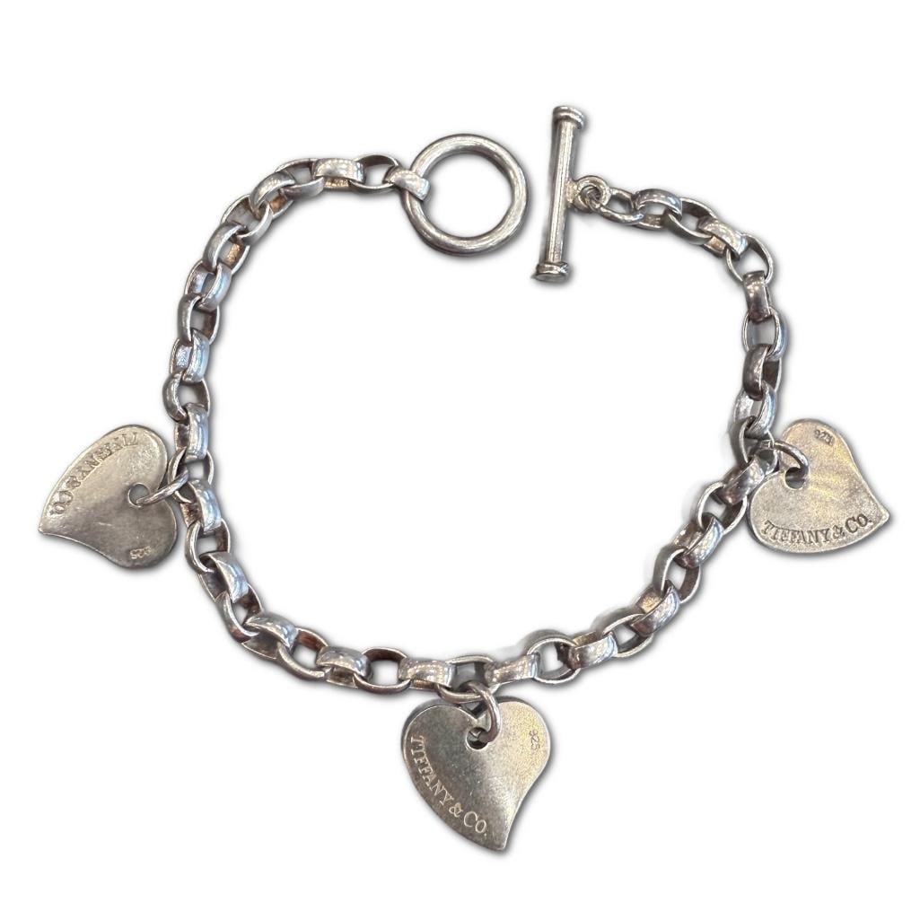Tiffany & Co. Heart Tag Charm Bracelet (1 of 1)