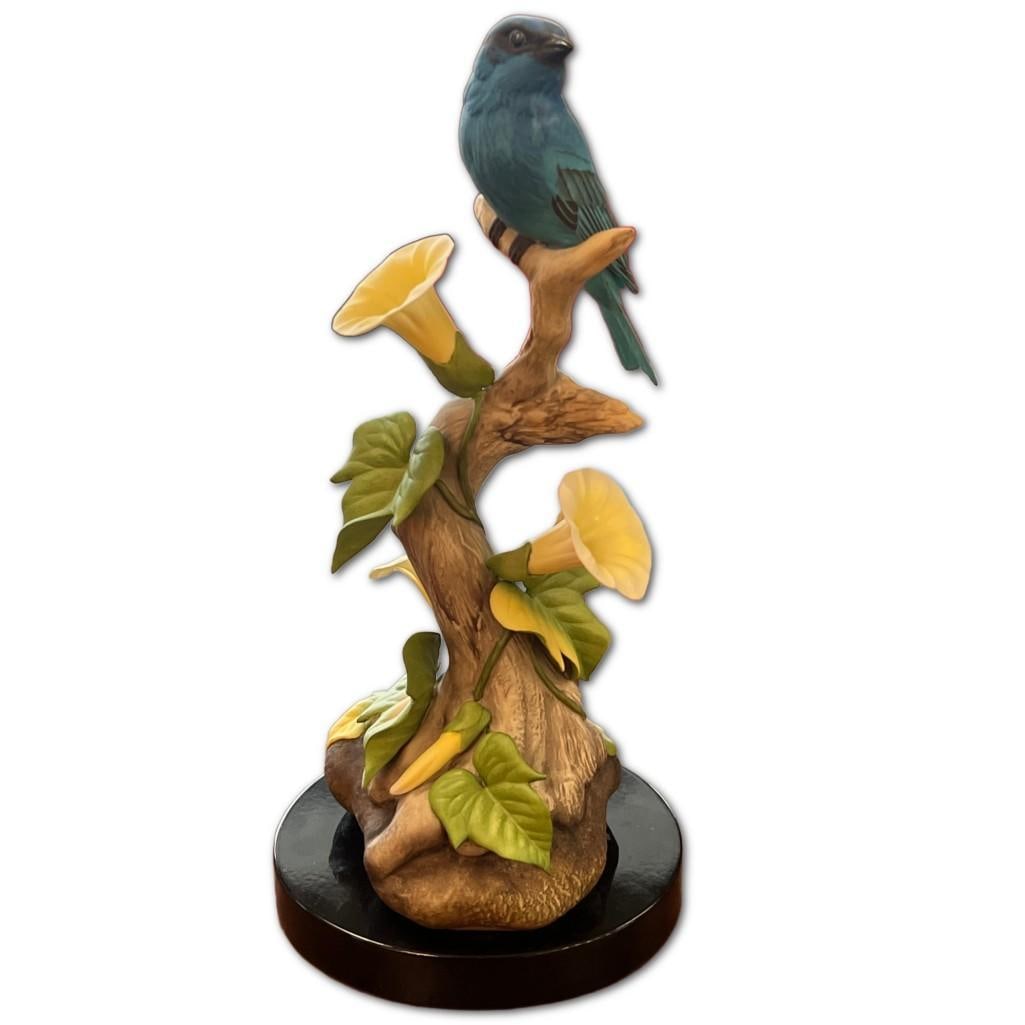 Boehm Indigo Bunting Bird Figurine (1 of 3)