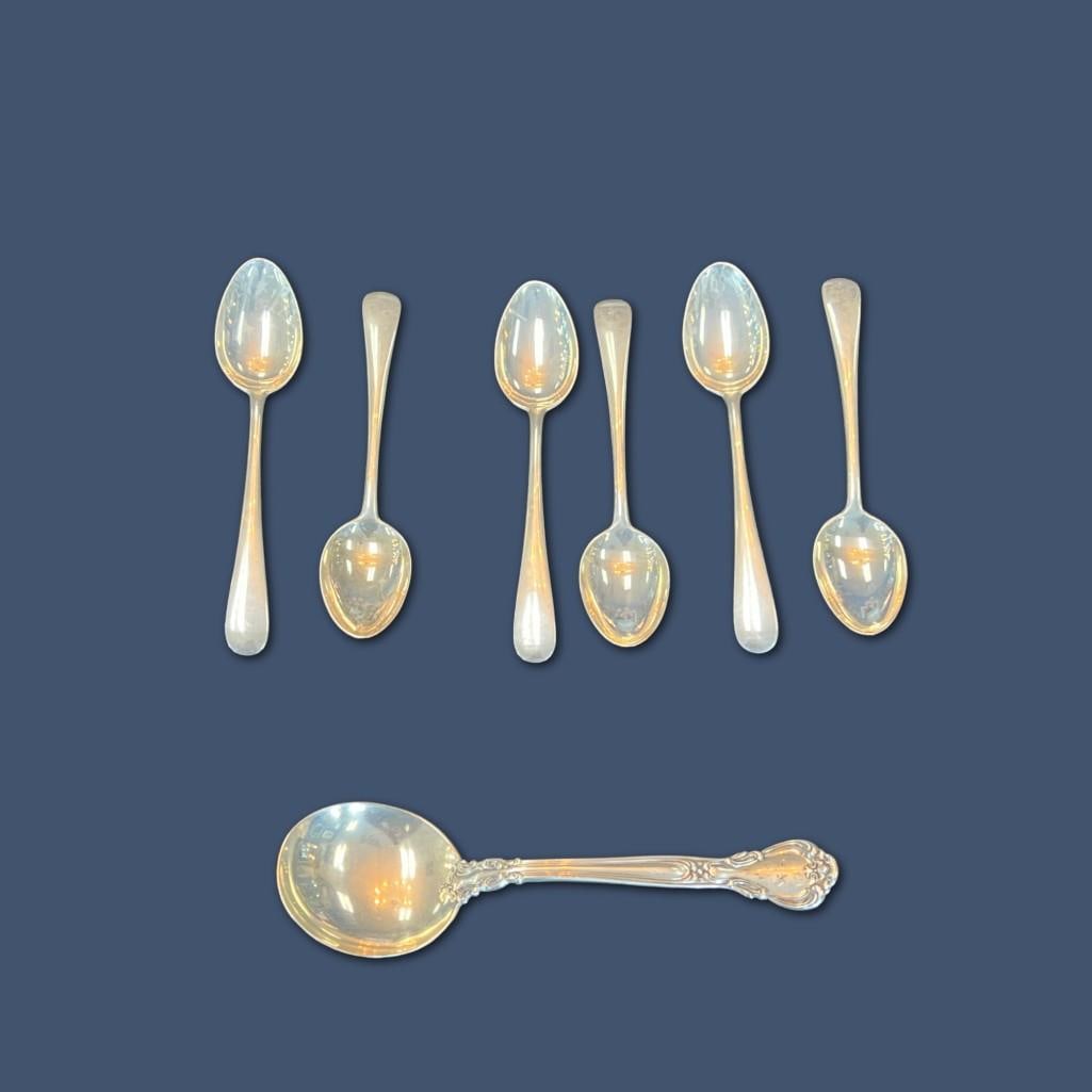 Collection of Sterling Silver Spoons (1 of 1)