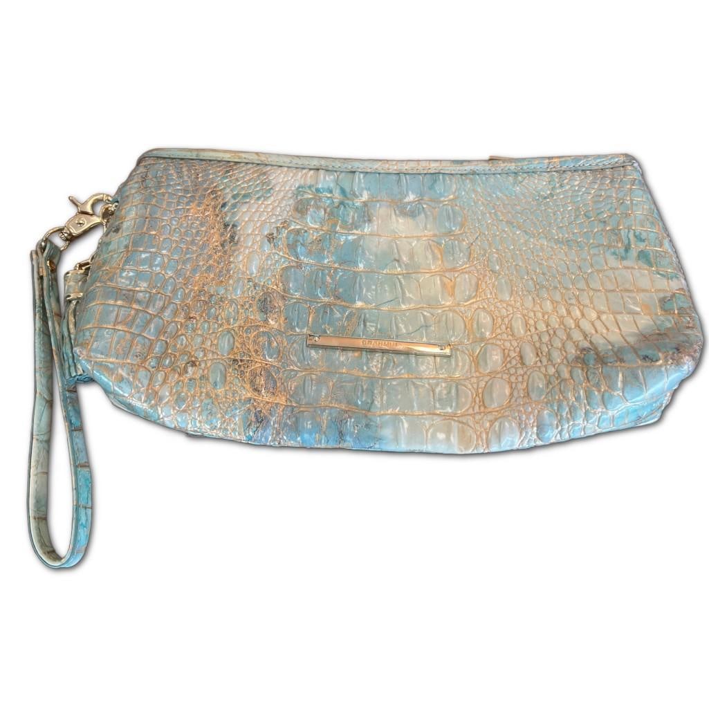 Brahmin Kayla Serendipity Melbourne Embossed Leather Clutch (1 of 2)