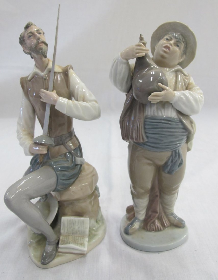 Lladro Don Quixote Figurine A25F and Sancho Panza 53