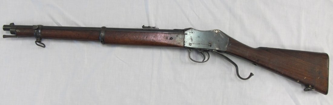 1894 BSA Martini Rifle, Missing Bolt, Stock has been cu: 1894 BSA Martini Rifle, Missing Bolt, Stock has been cut. Beautifully marked, Crown Victoria Marking, Export Marking. Was either used in Egypt or Africa during their wars.