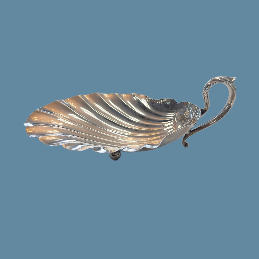 Art Deco Fisher Sterling Handled Bowl With Feet (1 of 2)