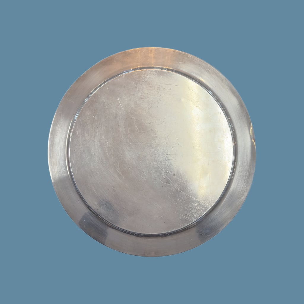 Sterling Silver Round Platter - 2