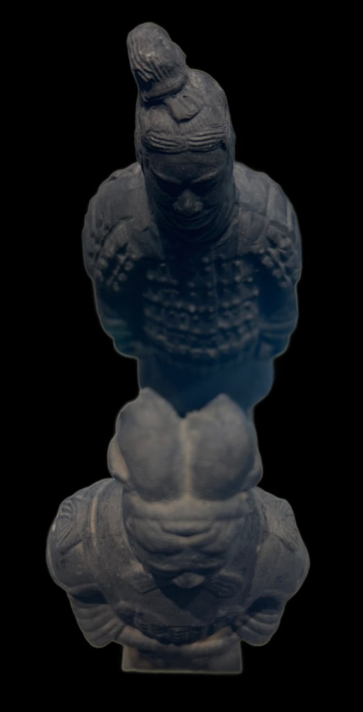 Pair Clay Replica Terracotta Warriors - 2