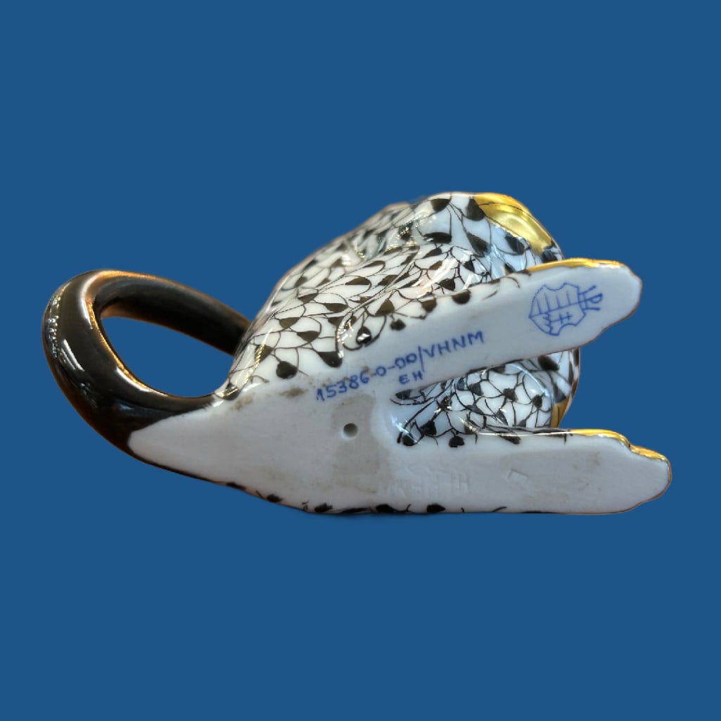 Herend Fishnet Pattern Monkey Figurine - 6