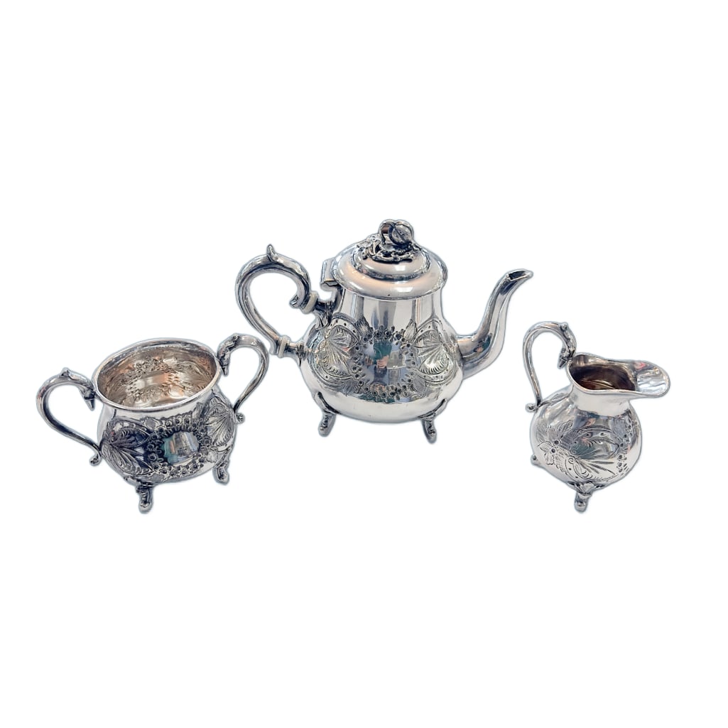 Henry Wilkinson Victorian Three Piece Tea Set (1 of 5)