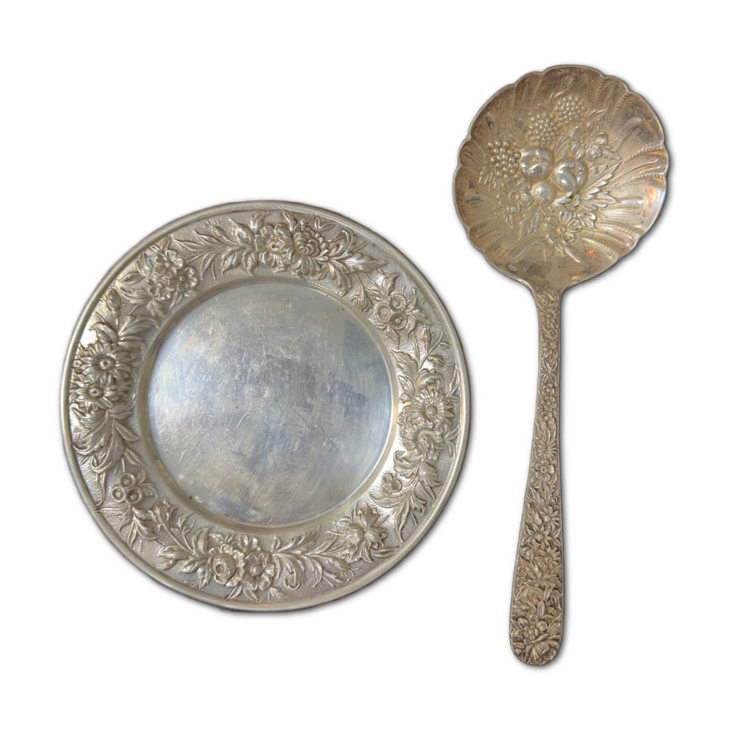2 Piece S. Kirk & Sons Repousse Set (1 of 5)