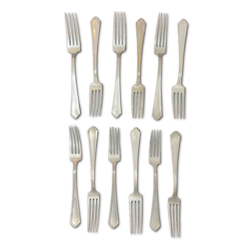 Wallace Silversmith Co Sterling Silver Flatware Set - 2