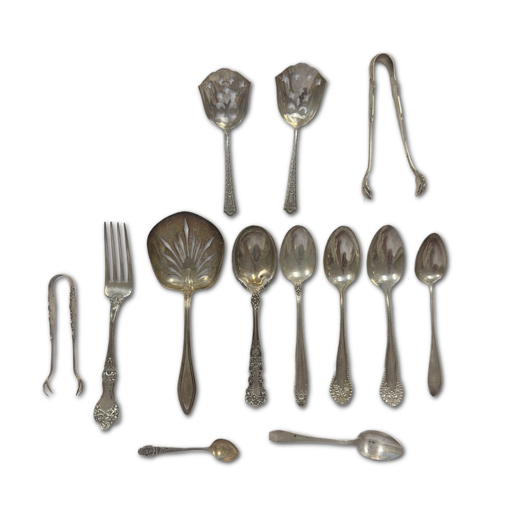 13 Piece Collection of Sterling Silver Flatware (1 of 9)