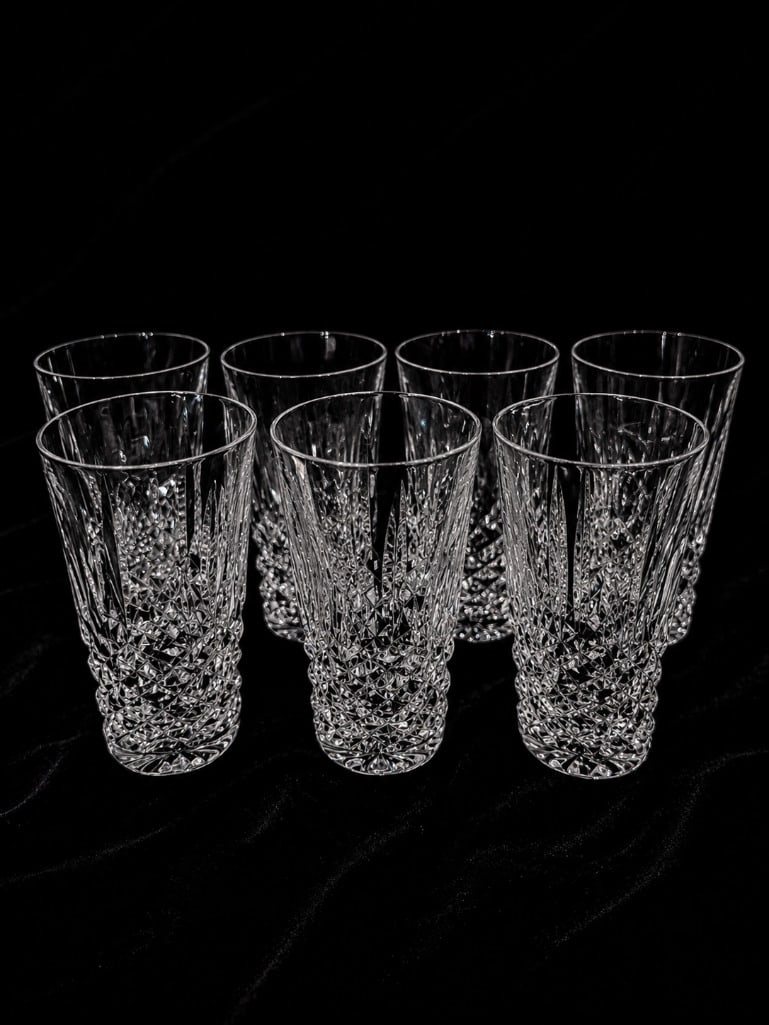 Collection of Irish Waterford Crystal Kenmare Pattern Tumblers (1 of 3)