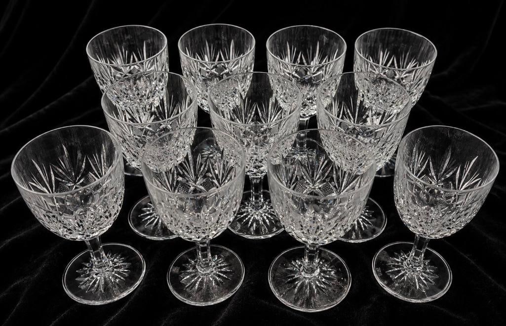 Collection of Villeroy & Boch Phoenix Pattern Crystal White Wine Glasses (1 of 5)
