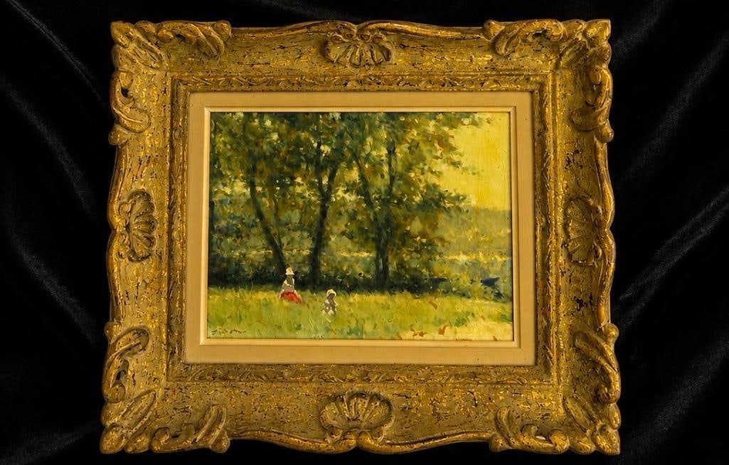 Oil on Canvas Painting by Andre Gisson b. 1910 (1 of 3)