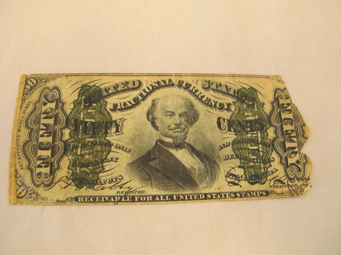 1863 Fifty Cent Fractional Note: 1863 Fifty Cent Fractional Note