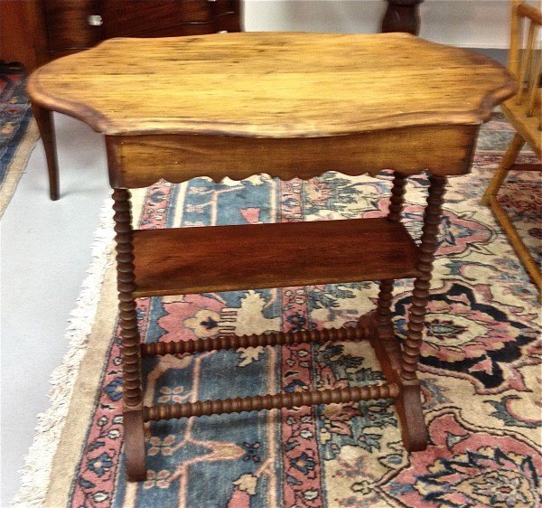 Primitive Pine Side Table: Primitive Pine Side Table