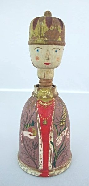 Antique Figural Wooden Screw Nutcracker 8": Antique Figural Wooden Screw Nutcracker 8"