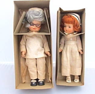 Rare Madame Alexander Nurse for Dionne Quintuplets and: Rare Madame Alexander Nurse for Dionne Quintuplets and Alexander Dr. Da Foe The Dionne Quintuplets Doctor in Original Boxes