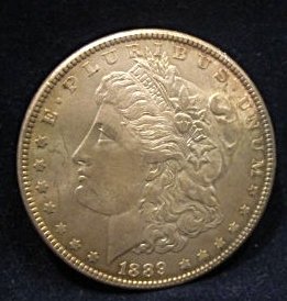 1889 Morgan Silver Dollar: 1889 Morgan Silver Dollar