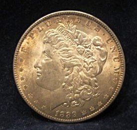 1889 Morgan Silver Dollar: 1889 Morgan Silver Dollar