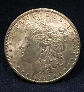 1897 S Morgan Silver Dollar: 1897 S Morgan Silver Dollar