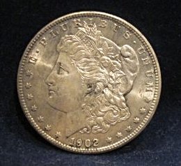 1902 O Morgan Silver Dollar: 1902 O Morgan Silver Dollar