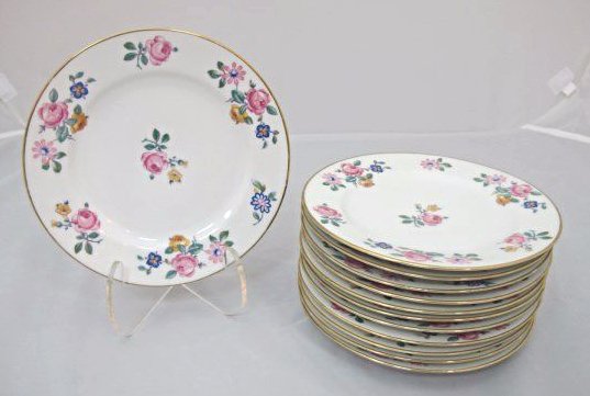 Set of 12 Charles Ahrenfeld Limoges for Wright Tyndale: Set of 12 Charles Ahrenfeld Limoges for Wright Tyndale & Van Roden Philadelphia, Service Plates