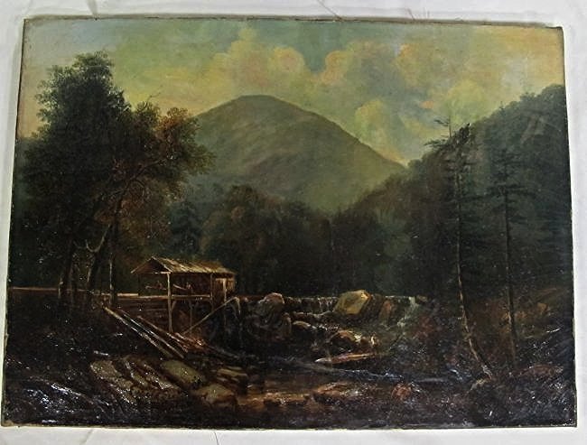 Landscape by Eugene Edward Speicher (1883-1962),: Landscape by Eugene Edward Speicher (1883-1962), Oil on Canvas, Signed Bottom Left, 17"x24 1/2". Eugene Speicher is considered one of the foremost realists of his generation who closely upheld the man