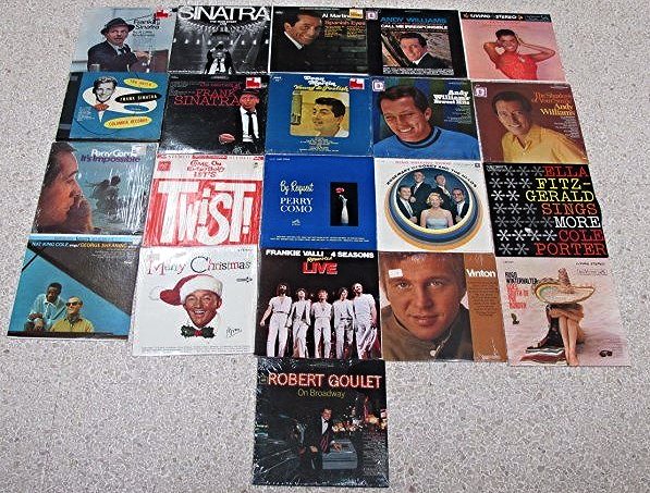 Large Collection of Vintage Vinyl Records (1 of 2)