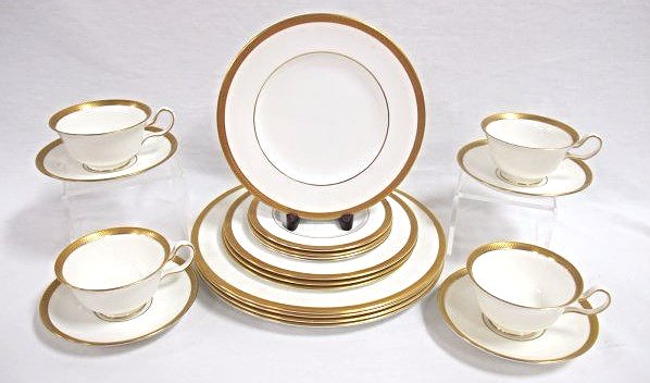 Wedgwood, England Luncheon Set, Senator Pattern (1 of 3)