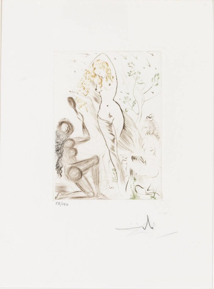 SALVADOR DALI (1904-1989) Blanchefleur (Blanchflower), (1 of 4)