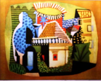 Picasso "Landscape" Lithograph Ltd.ed.: Picasso "Landscape" .The work is a Estate Approved Limited Edition Giclée. Hand Signed and Numbered in pencil "Collection Domain Picasso".Sheet Size approx. 12x14. Printed on a heavy weight high