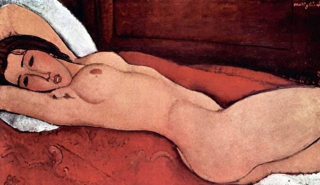 Modigliani "Nude": High Quality Giclee' measuring approx. 16x20. The work is plate signed and in mint condition. Very low opening bid.