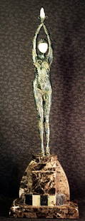 "Starfish Dancer" Chiparus Ivory and Bronze sculpture: Bronze and Ivory sculpture "Starfish Dancer" after Chiparus.The work presents a unique opportunity to possess a classic work of art. Ivory intricately hand carved. Bronze is colored through