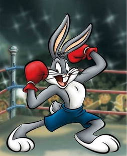 "Boxer Bugs Bunny" Warner Bros.: Warner Bros. "Boxer Bugs" High quality giclee measuring approx. 20x16. The work is in a very small edition and mint condition.