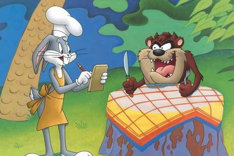 "Suppertime" Warner Bros.: Warner Bros. "Suppertime" High quality giclee measuring approx. 16x20. The work is in a very small edition and mint condition.