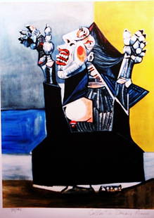 Picasso "The Suppliant" ltd. Ed.: Picasso "The Suppliant" .The work is a Estate Approved Limited Edition Giclée. Hand Signed and Numbered in pencil "Collection Domain Picasso".Printed on a heavy weight high quality arches type