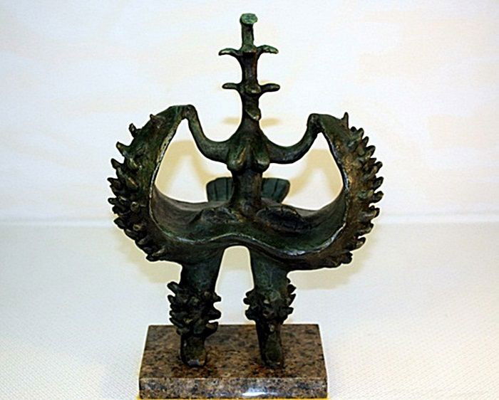 Jacque Lipchitz Limited Edition Bronze: Jacque Lipchitz signed and numbered bronze sculpture. Comes with COA. Some variation in patina might occur. Approx. size: