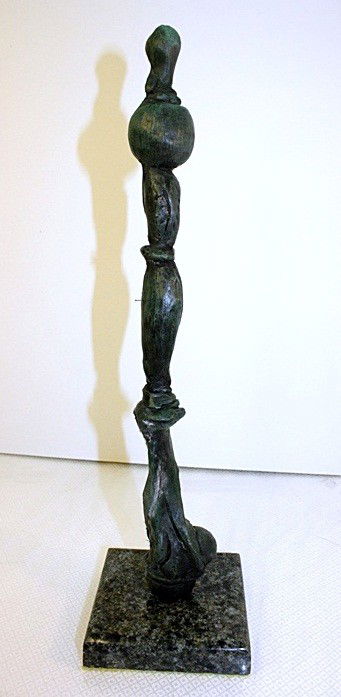 Henry Moore Limited Edition Bronze- Unknown: Henry Moore signed and numbered bronze sculpture, "Unknown". Comes with COA. Some variation in patina might occur. Approx. size: 12x7x6 Inch.