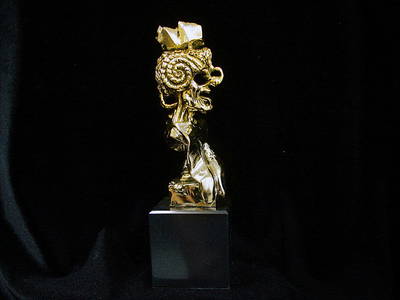 10A: Dali Limited Edition 24K Gold Layered Sculpture - 