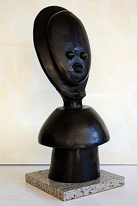 Max Ernst Limited Edition Bronze - LA TOURANGELLE: Max Ernst signed and numbered bronze sculpture, "LA TOURANGELLE". Some variation in patina might occur. Approx. size: 19x22x8.
