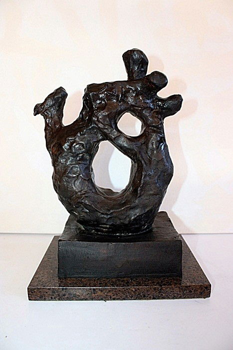 Jacque Lipchitz Limited Edition Bronze: Jacque Lipchitz signed and numbered bronze sculpture. Some variation in patina might occur. Approx. size: