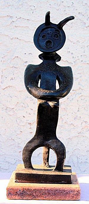 Max Ernst Limited Edition Bronze - Unknown: Max Ernst signed and numbered bronze sculpture, "Unknown". Some variation in patina might occur. Approx. size: 18x6x4.